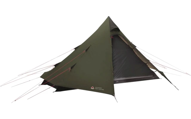 Robens Green Cone PRS Kuppelzelt Dunkelgrün 4 Personen – Bild 2