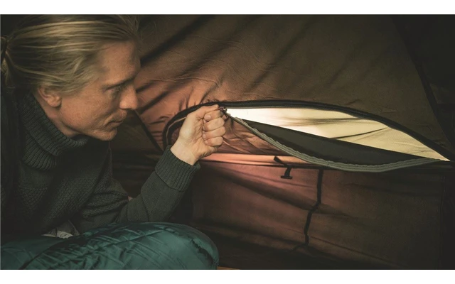 Robens Green Cone PRS Kuppelzelt Dunkelgrün 4 Personen – Bild 7