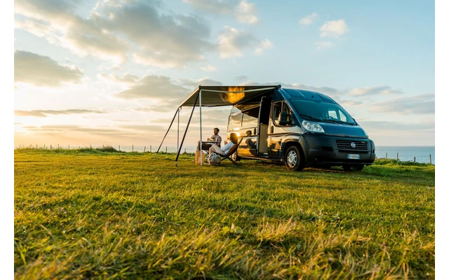 Fiamma F80s 290 Markise Gehäusefarbe Deep Black Tuchfarbe Royal Grey 290 Cm – Bild 3