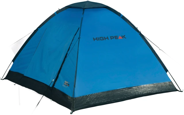 High Peak Beaver 3 Freistehendes Einfachdach Kuppelzelt 3 Personen Blau/grau