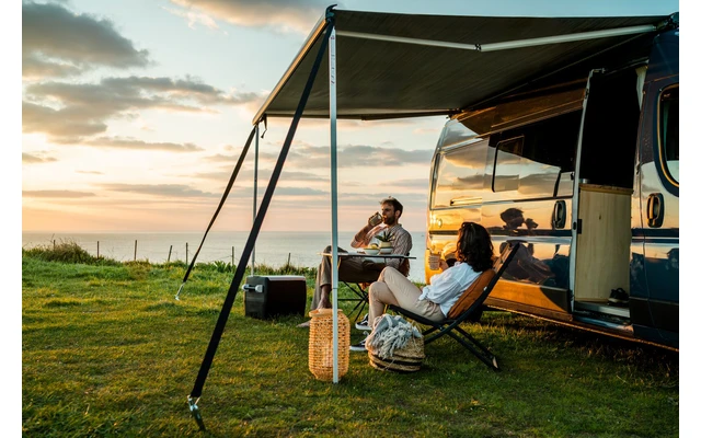 Fiamma F80s 290 Markise Gehäusefarbe Deep Black Tuchfarbe Royal Grey 290 Cm – Bild 4