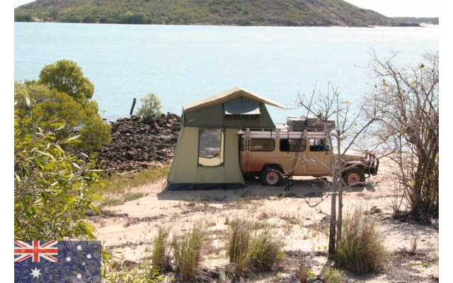 Gordigear Dachzelt 140 Plus Für 2 Personen Mit Vorzelt 140 X 320 Cm Grün