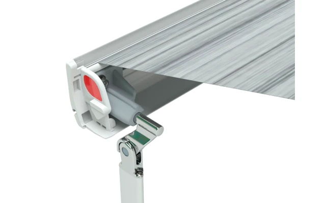 Fiamma F45s 260 Markise Für VW T5/T6 California Tuchfarbe Royal Grey 260 Cm Gehäusefarbe Polar White – Bild 3