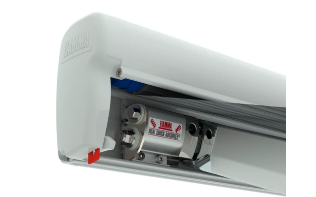 Fiamma F45s 260 Markise Für VW T5/T6 California Tuchfarbe Royal Grey 260 Cm Gehäusefarbe Polar White – Bild 4